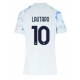 Inter Milan Lautaro Martinez #10 Replike Gostujuci Dres za Ženska 2025-26 Kratak Rukav